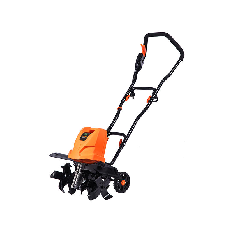 OT7A503 Electric Tiller China Garden Tool 1500W 6 Blades Adjustable With Wheel Removable Foldable