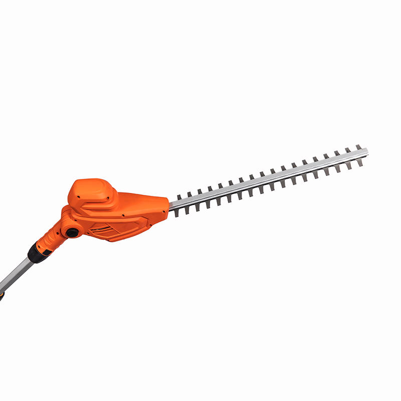 OT7E701 Electric Pole Hedge Trimmer Telescopic with 450mm Laser Cut Blade Adjustmengt  Cutting Head