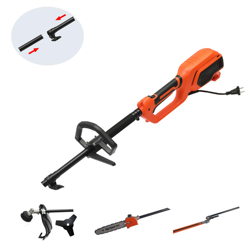 OT7E202M 4 in 1 Multifunction  Garden ToolPowerful 1500W  Copper Motor for Professional Usage (Hedge Trimmer, Pole Saw,Bursh Cutter,Grass Trimmer )
